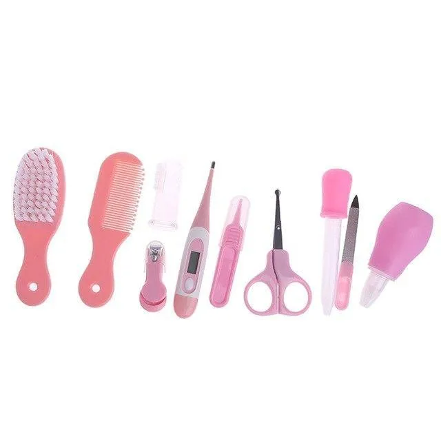 10 Pcs Baby Health Care Portable Grooming Kit
