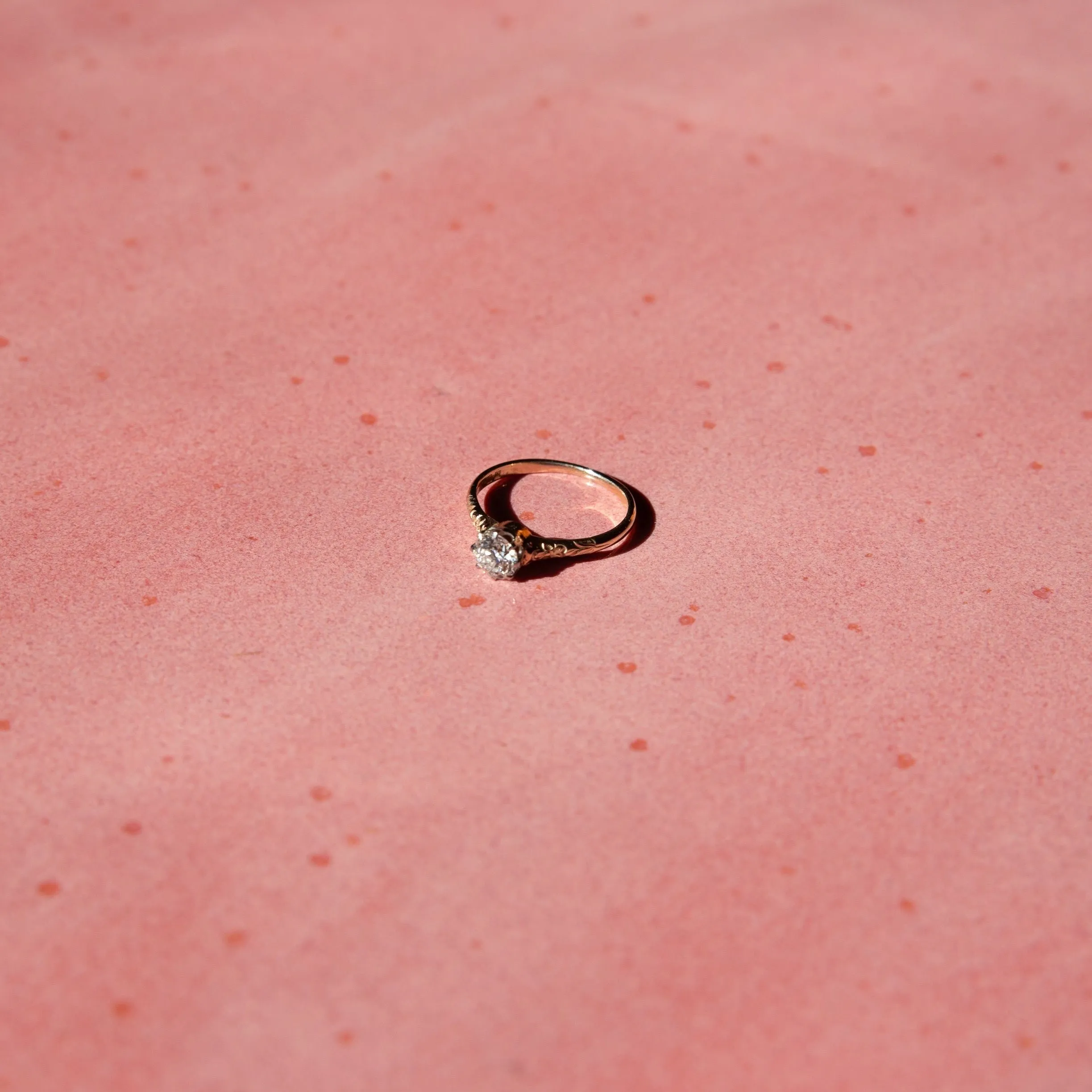 10k Yellow Gold Diamond Ring