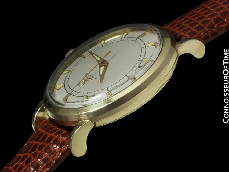 1954 Omega Vintage Mens Mid Century Watch, Automatic, Waterproof - 14K Gold Filled