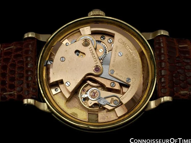 1954 Omega Vintage Mens Mid Century Watch, Automatic, Waterproof - 14K Gold Filled