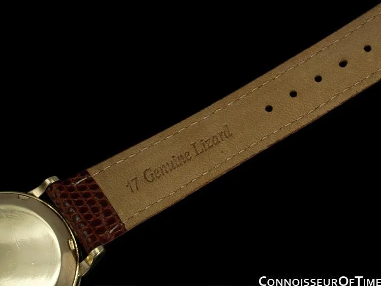 1954 Omega Vintage Mens Mid Century Watch, Automatic, Waterproof - 14K Gold Filled