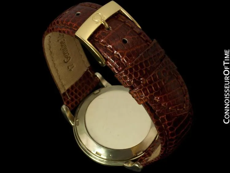 1954 Omega Vintage Mens Mid Century Watch, Automatic, Waterproof - 14K Gold Filled