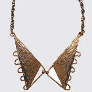 1960s Vintage Copper Collar Necklace