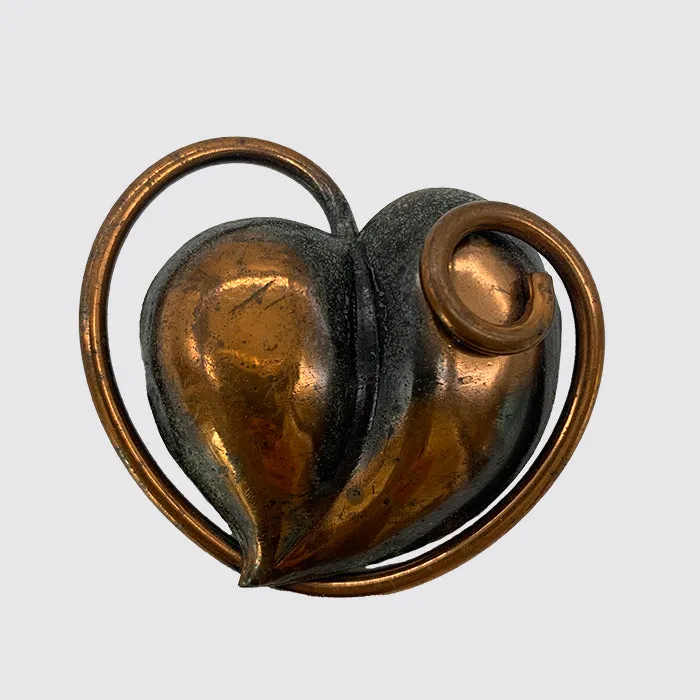 1960s Vintage Copper Pin