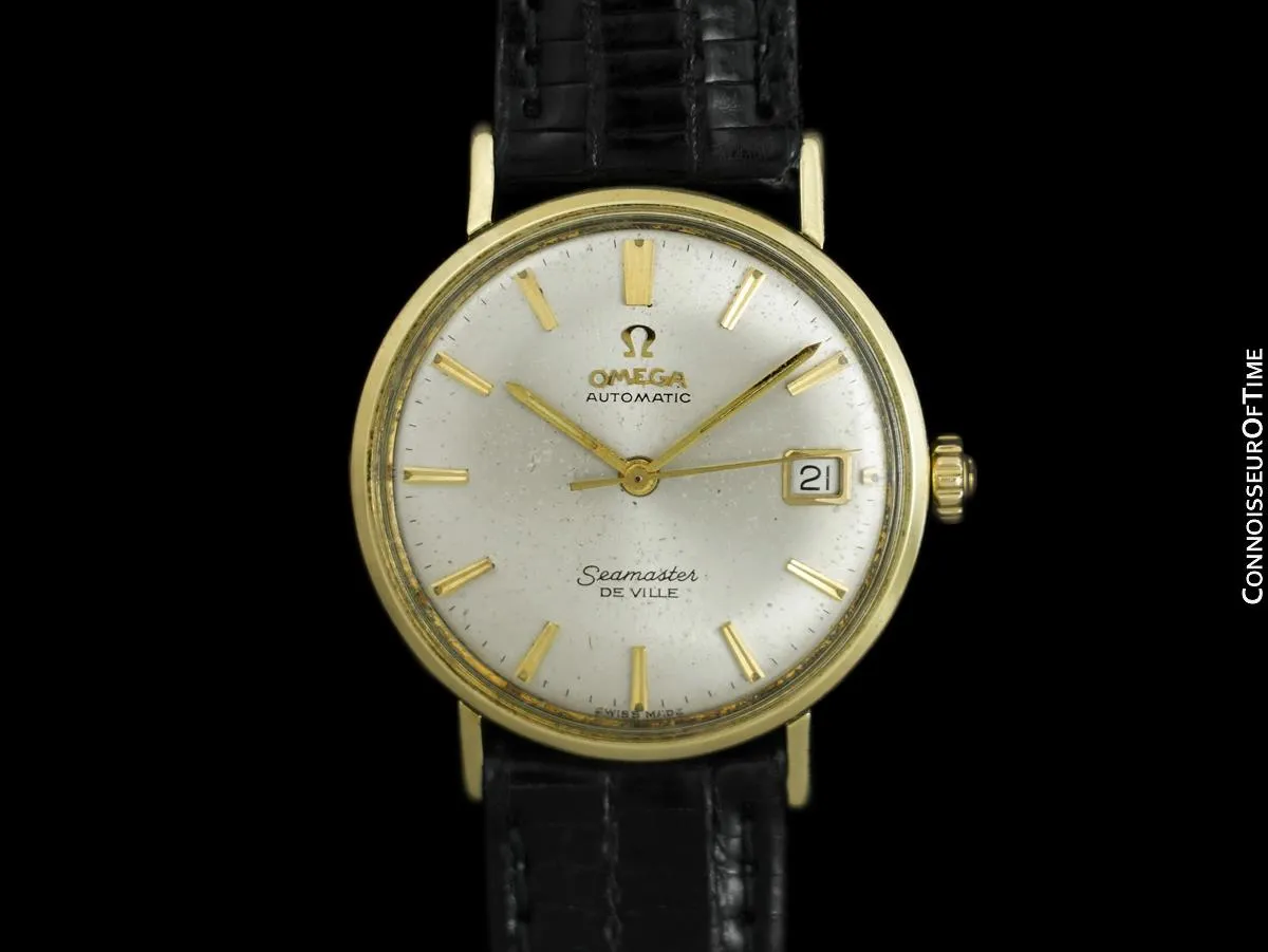1963 Omega Seamaster "Kleerback" Very Rare Vintage Mens Cal. 560 14K Gold Filled Watch - Salesman's Demo Piece