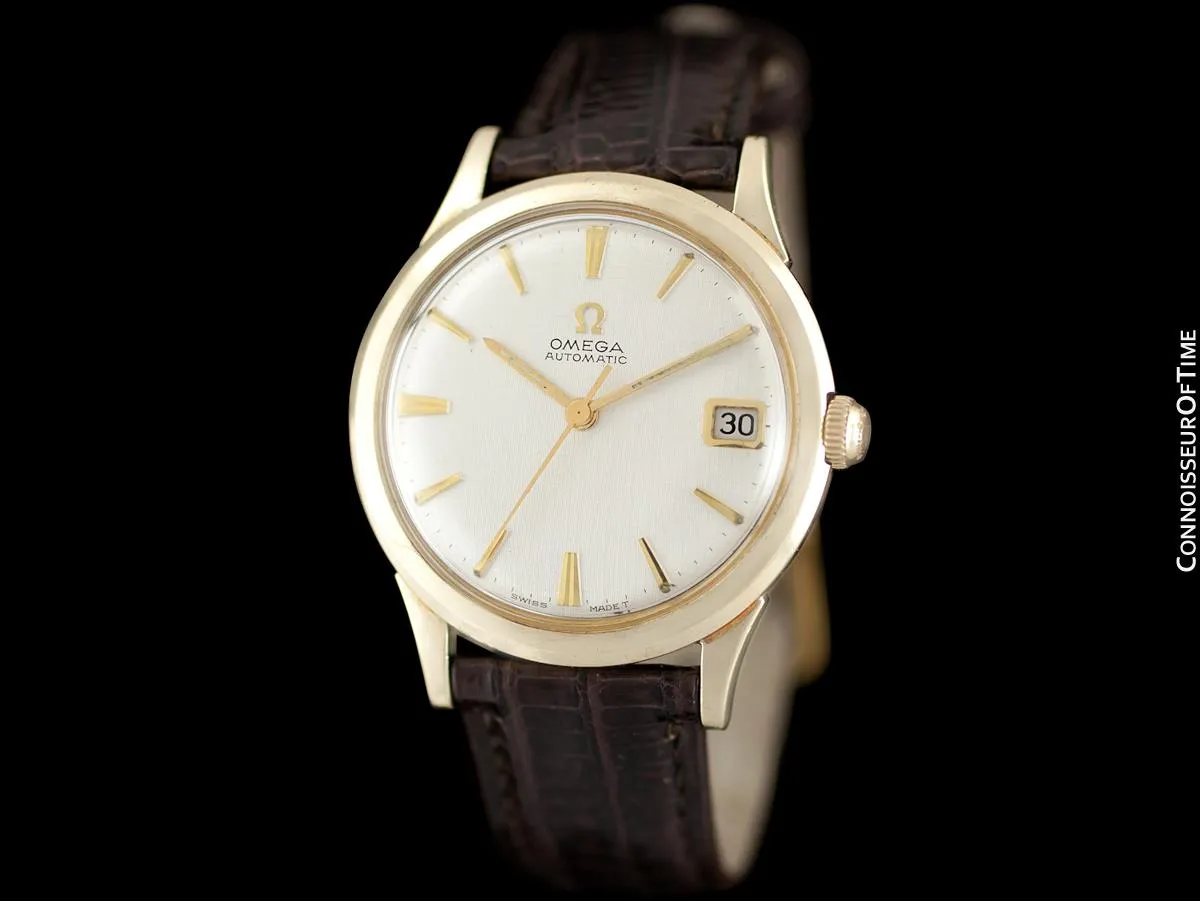 1965 Omega (Seamaster) Rare Cal. 560 Vintage Mens Watch, Automatic, Date - 10K Gold Filled & Stainless Steel
