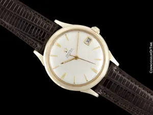 1965 Omega (Seamaster) Rare Cal. 560 Vintage Mens Watch, Automatic, Date - 10K Gold Filled & Stainless Steel