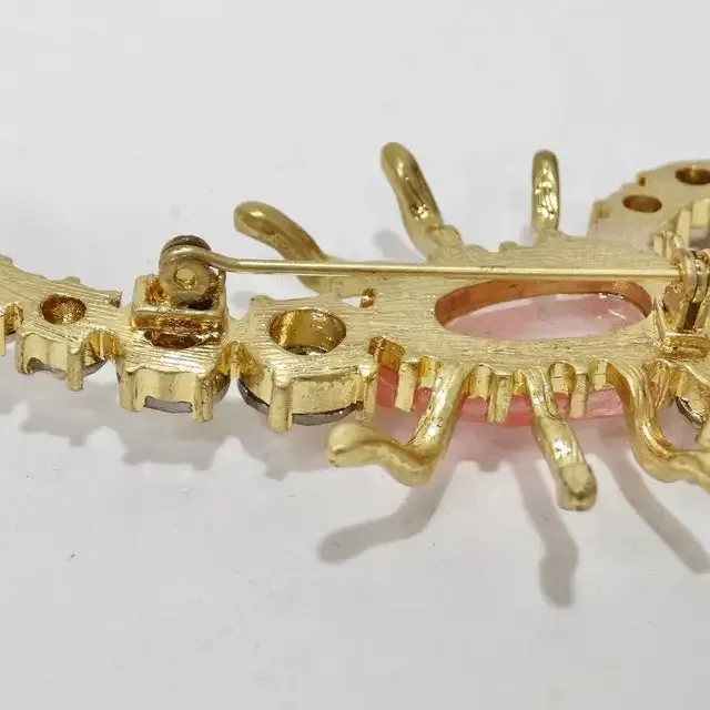 1980s 18K Gold Plated Scorpion Brooch