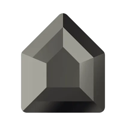 2775 Swarovski Flatback No Hotfix, Concise Pentagon