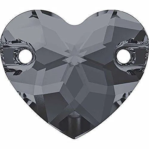 3259 Swarovski Heart Sew-On Stones