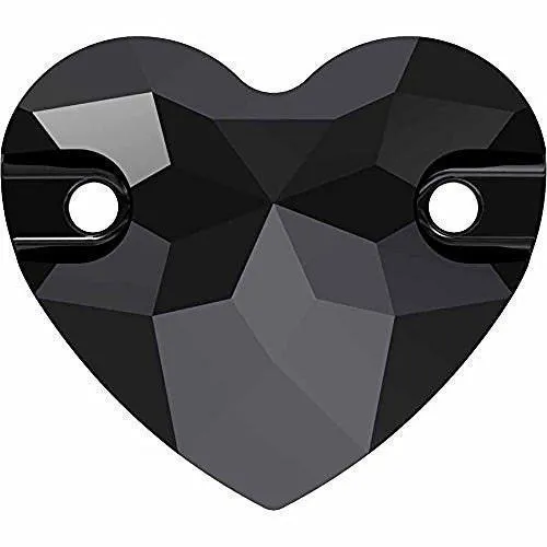 3259 Swarovski Heart Sew-On Stones