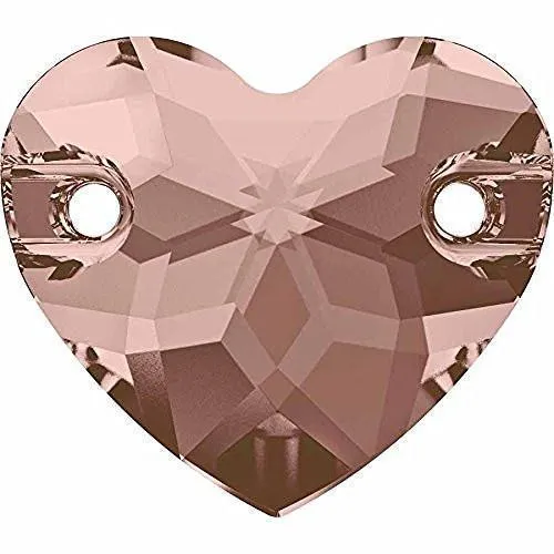 3259 Swarovski Heart Sew-On Stones