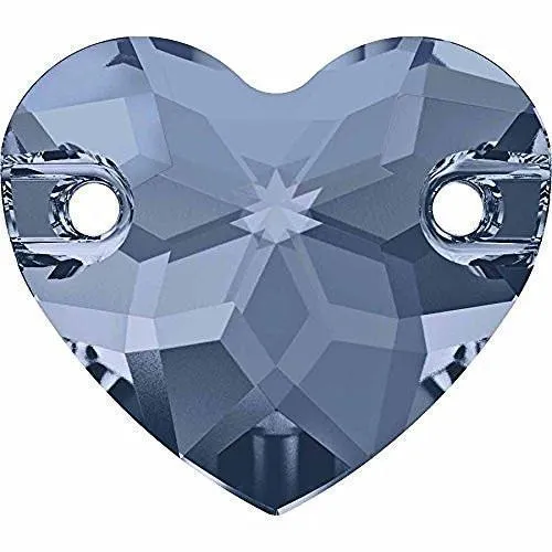 3259 Swarovski Heart Sew-On Stones