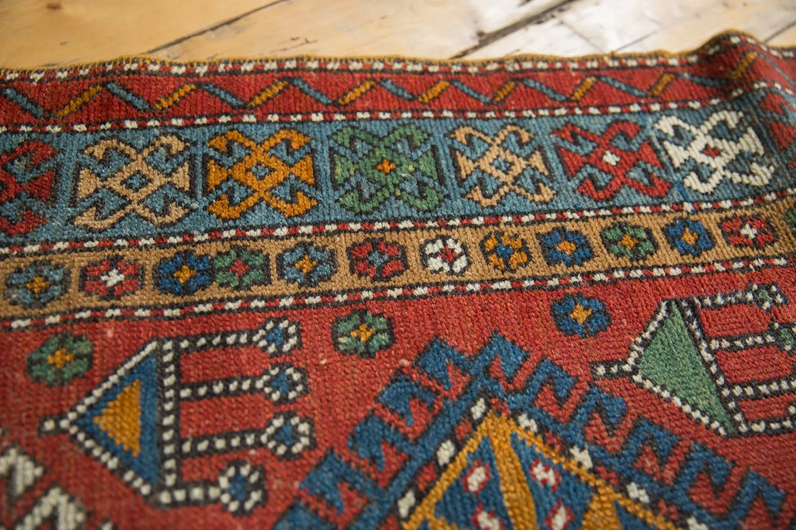 3x15 Vintage Karaja Rug Runner
