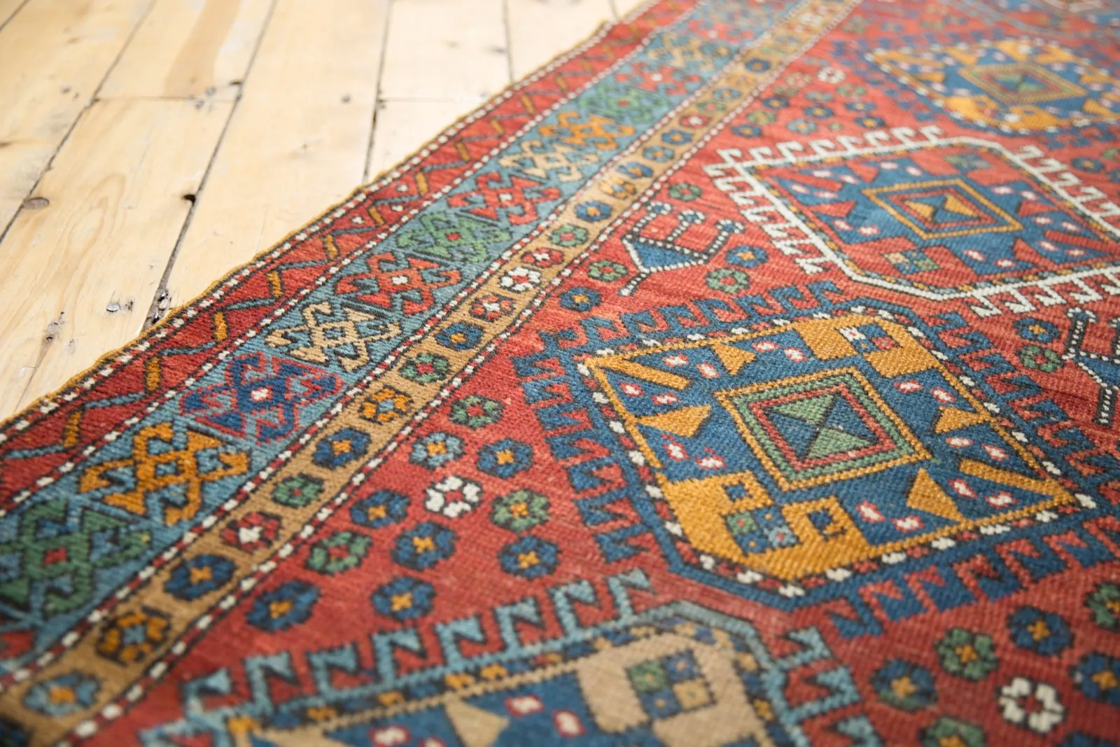 3x15 Vintage Karaja Rug Runner