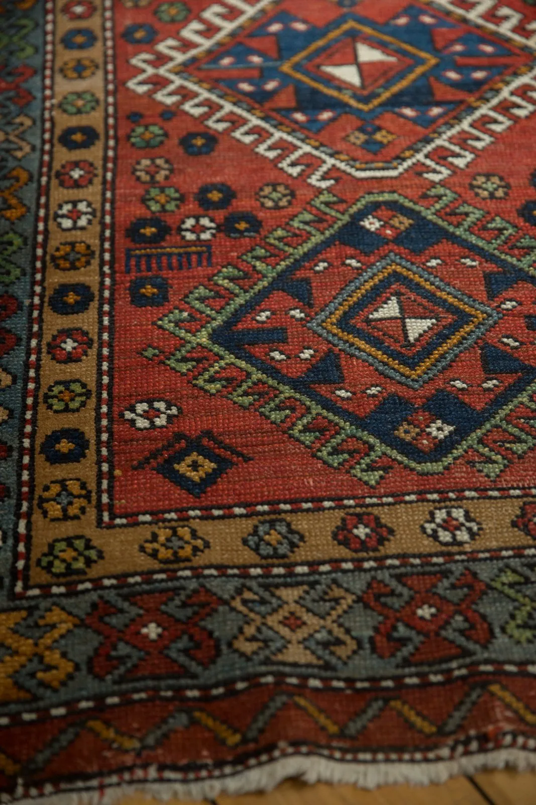 3x15 Vintage Karaja Rug Runner