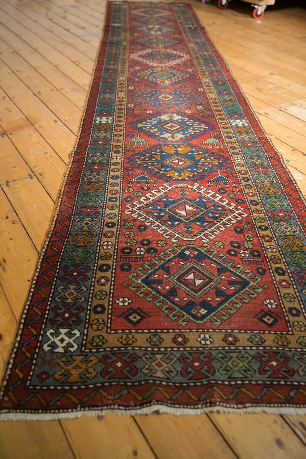 3x15 Vintage Karaja Rug Runner