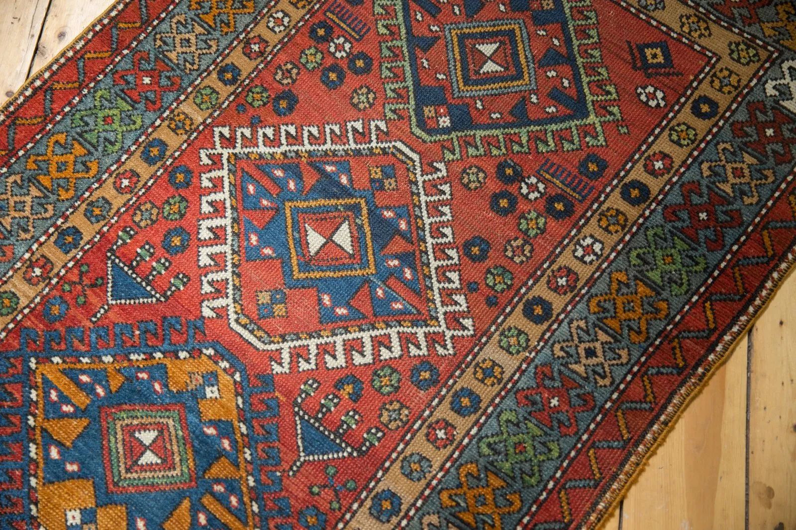 3x15 Vintage Karaja Rug Runner