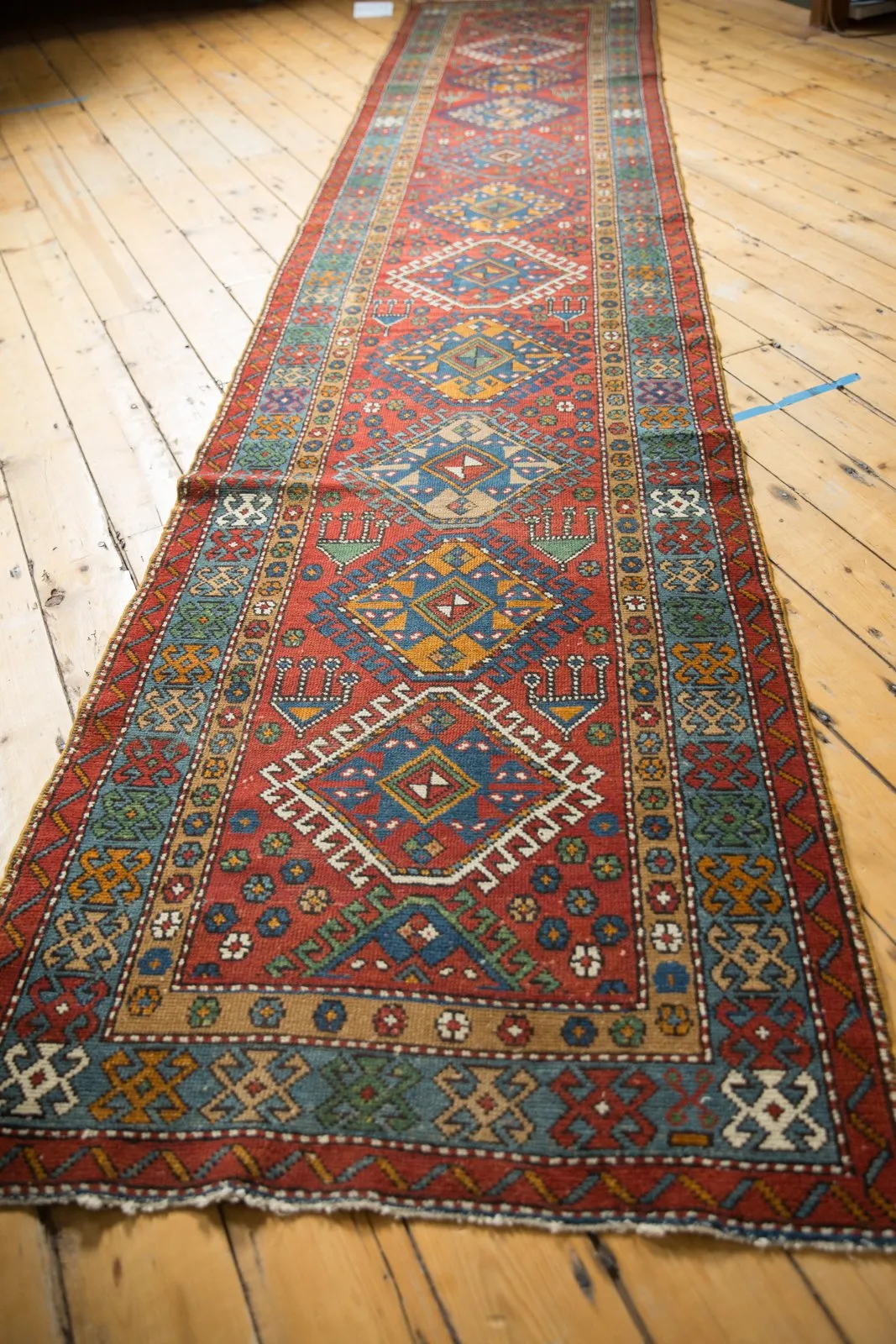3x15 Vintage Karaja Rug Runner