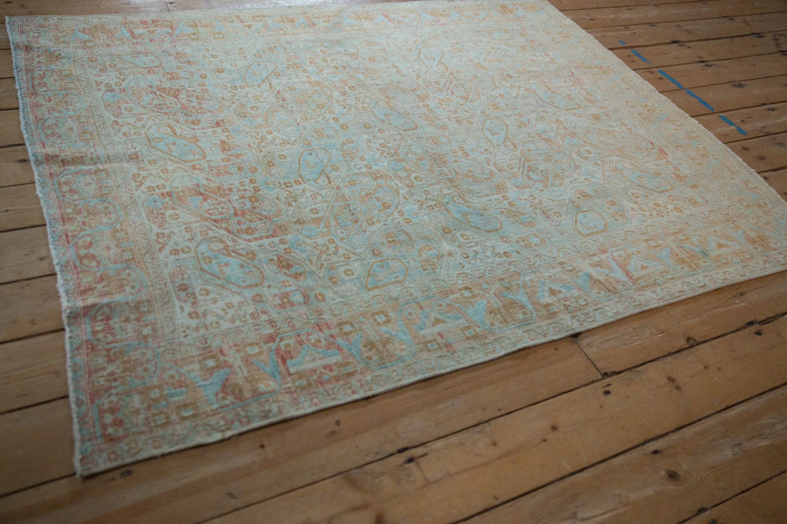 4.5x6 Vintage Distressed Afshar Rug