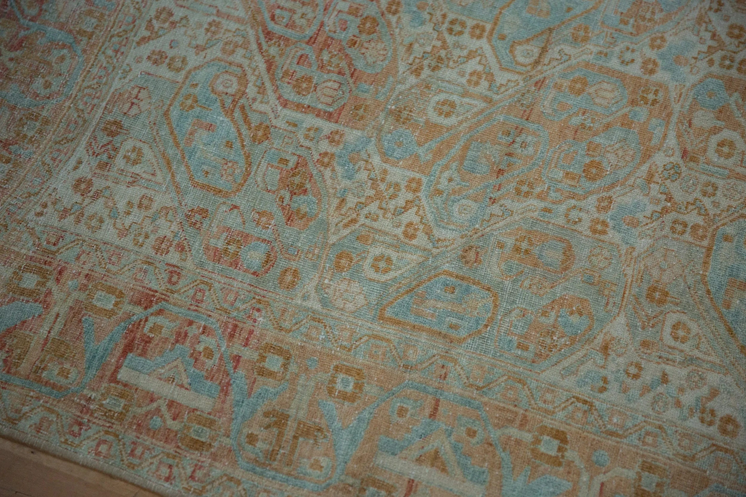 4.5x6 Vintage Distressed Afshar Rug