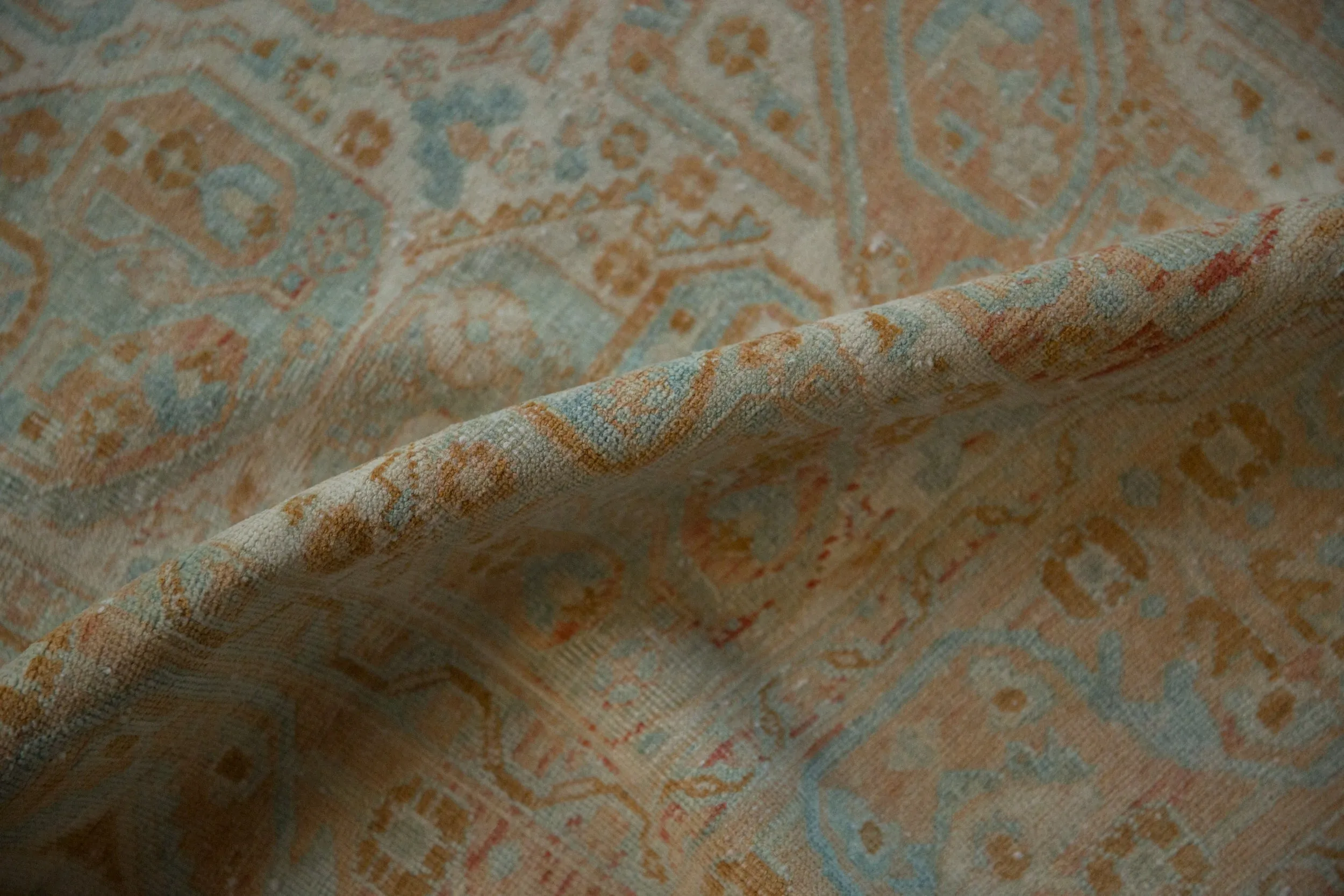 4.5x6 Vintage Distressed Afshar Rug