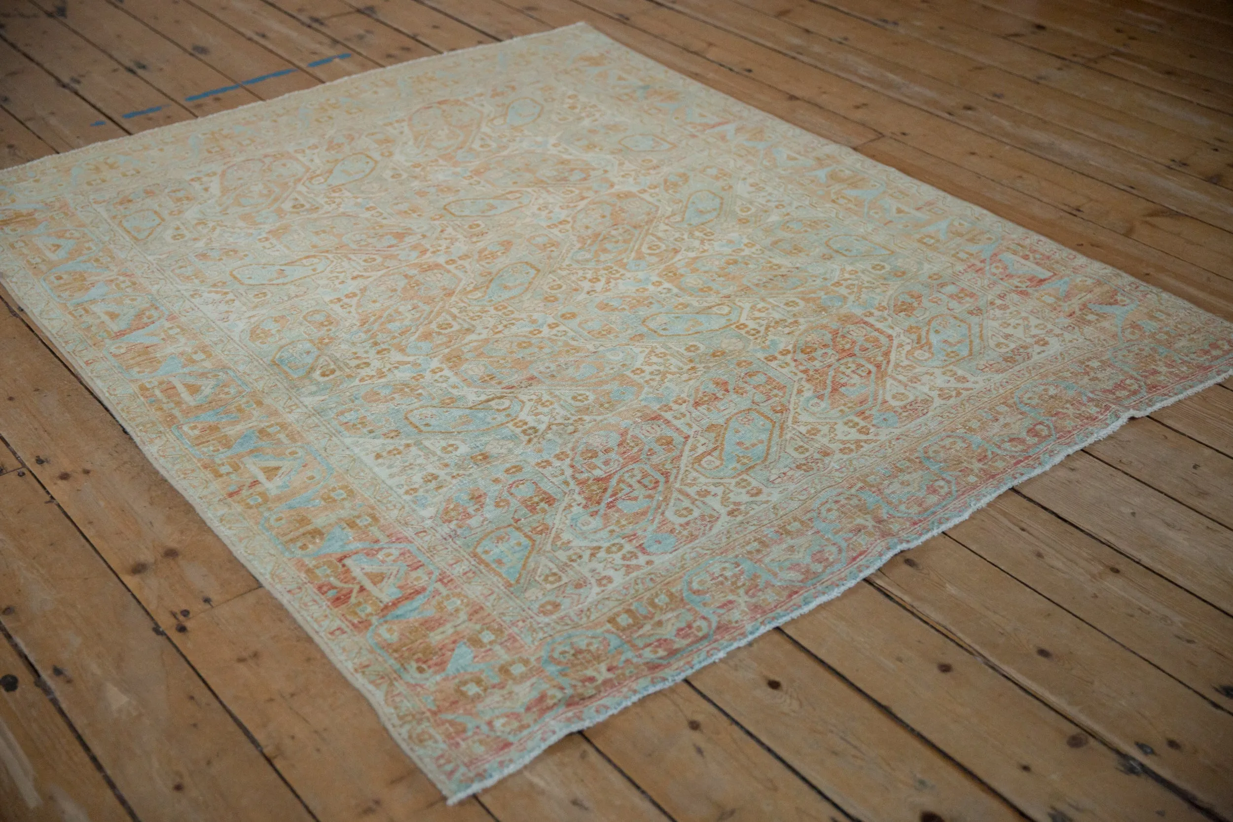 4.5x6 Vintage Distressed Afshar Rug