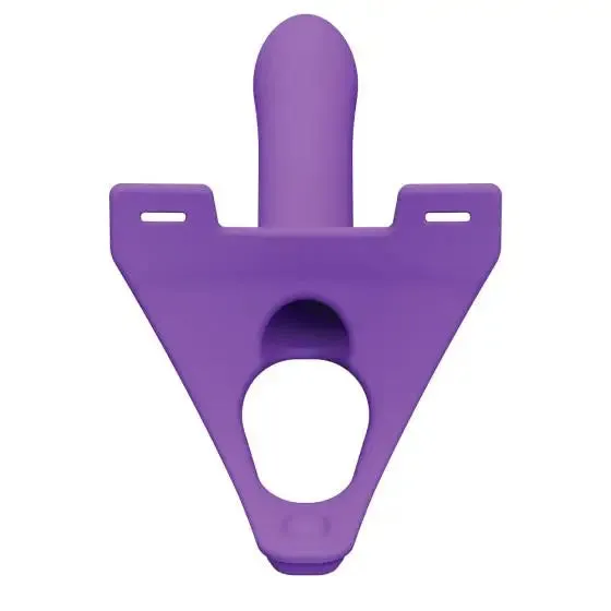 5.5-inch Perfect Fit Silicone Purple Strap-on Dildo for Couples