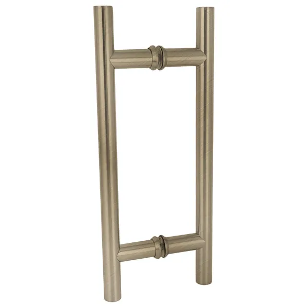 8" x 8" (12" End to End) Shower Handle - Ladder Pull Style (CH, BN, MBL, SB, PN, BBRZ, GM, ORB, W, AB, PB)