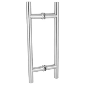 8" x 8" (12" End to End) Shower Handle - Ladder Pull Style (CH, BN, MBL, SB, PN, BBRZ, GM, ORB, W, AB, PB)