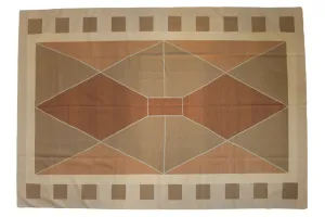 8x12 Vintage Contemporary Kilim Carpet