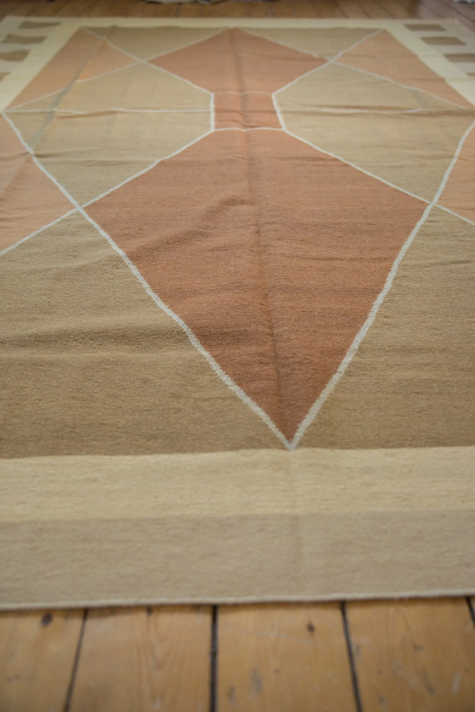 8x12 Vintage Contemporary Kilim Carpet