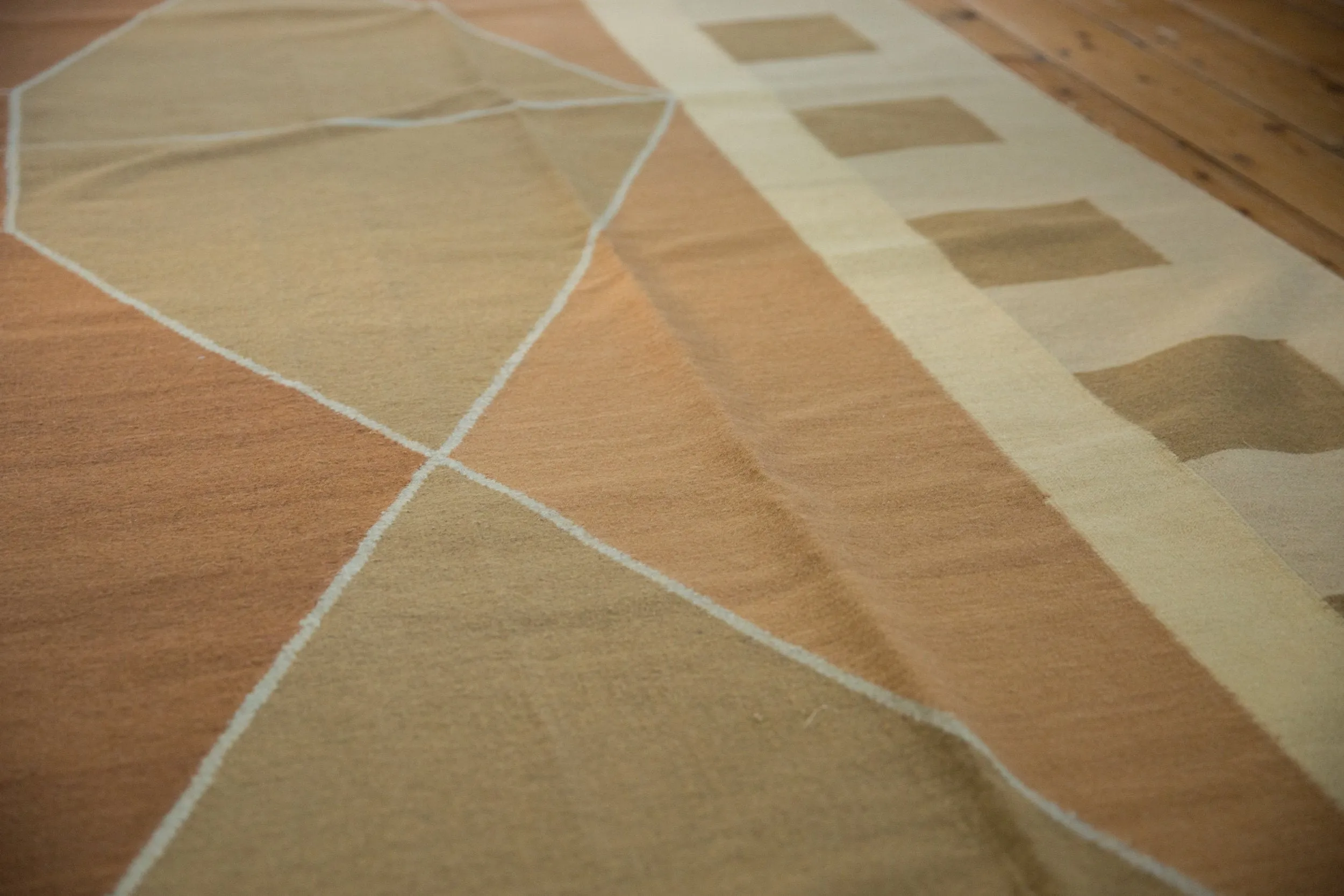 8x12 Vintage Contemporary Kilim Carpet