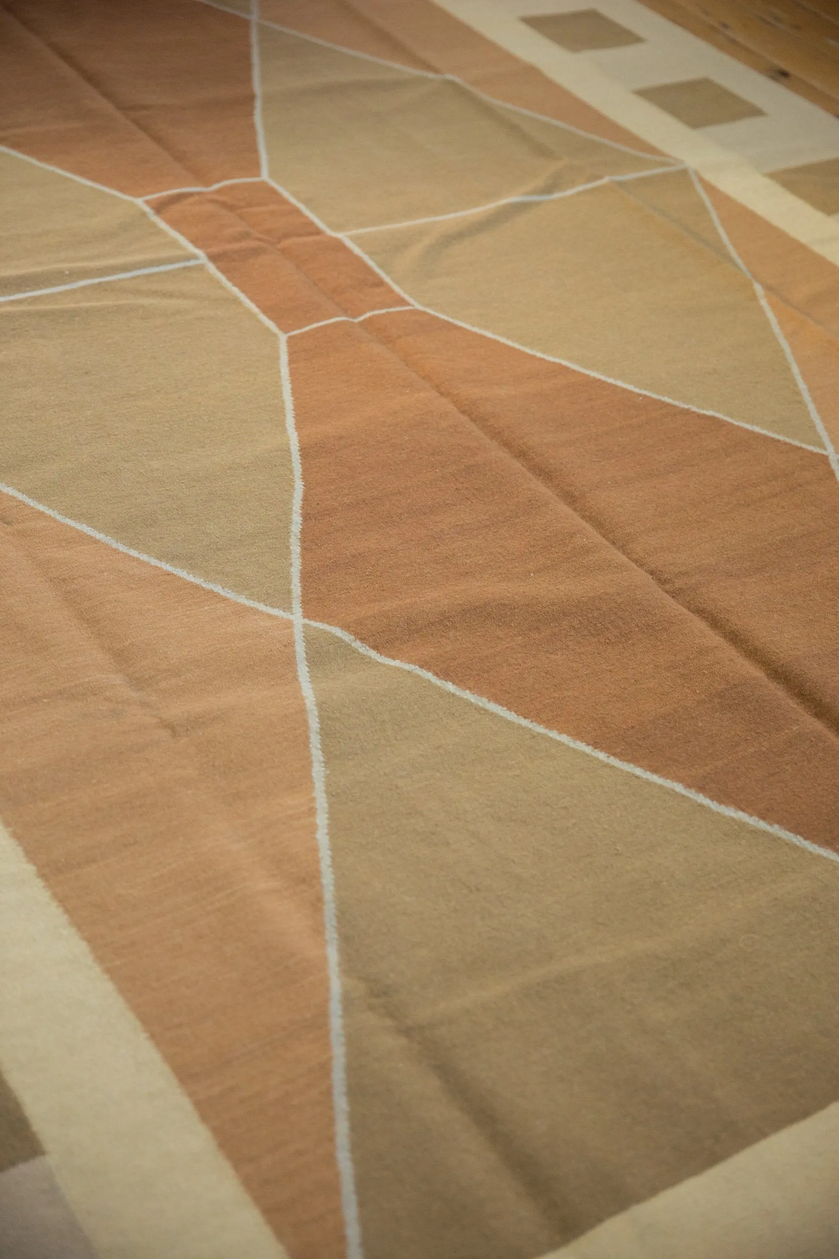 8x12 Vintage Contemporary Kilim Carpet