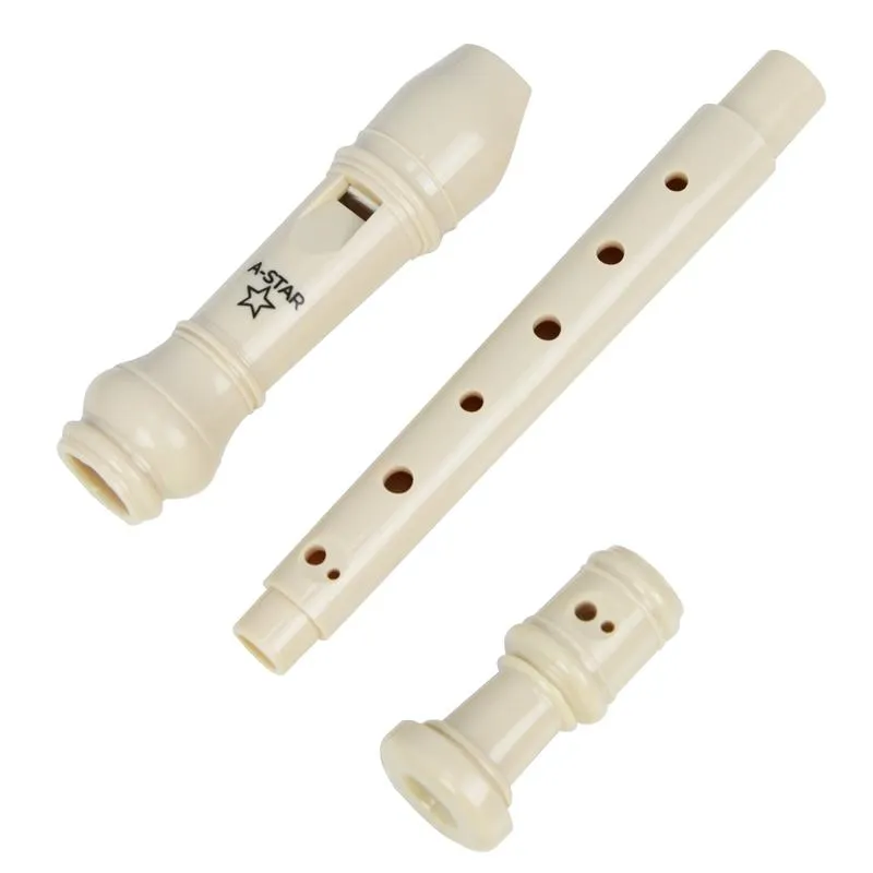 A-Star Descant Plastic Recorder - Beige