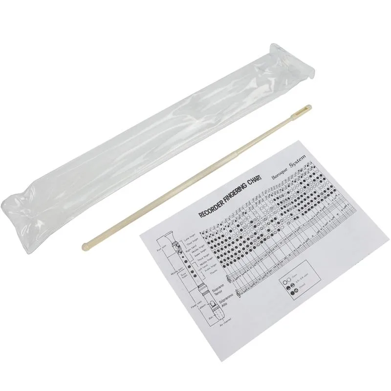 A-Star Descant Plastic Recorder - Beige
