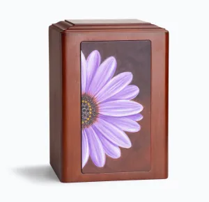 Adorn Flower Wooden Urn - IUP06