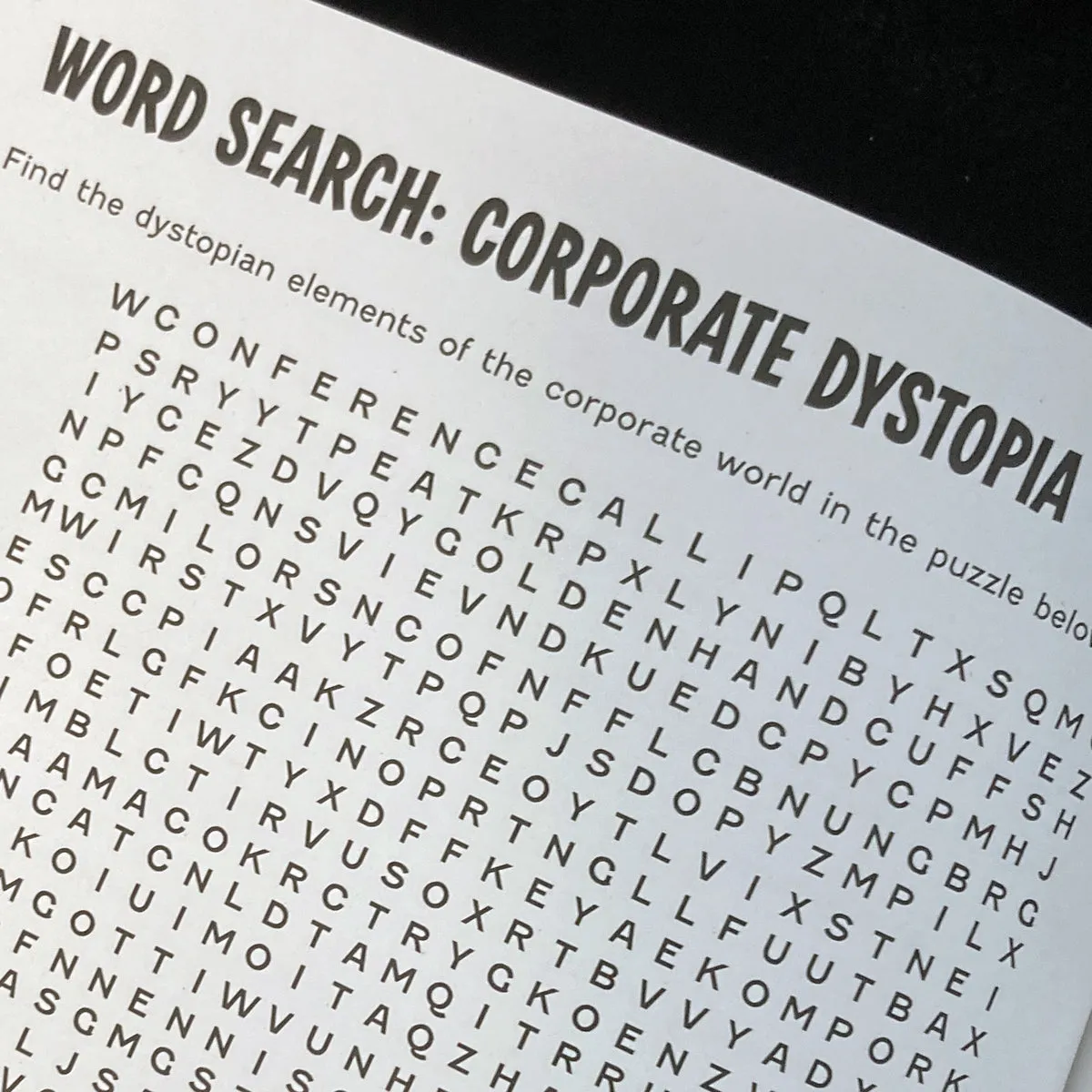Adventures in the Abyss: A Dystopian Activity Book For The Modern Age