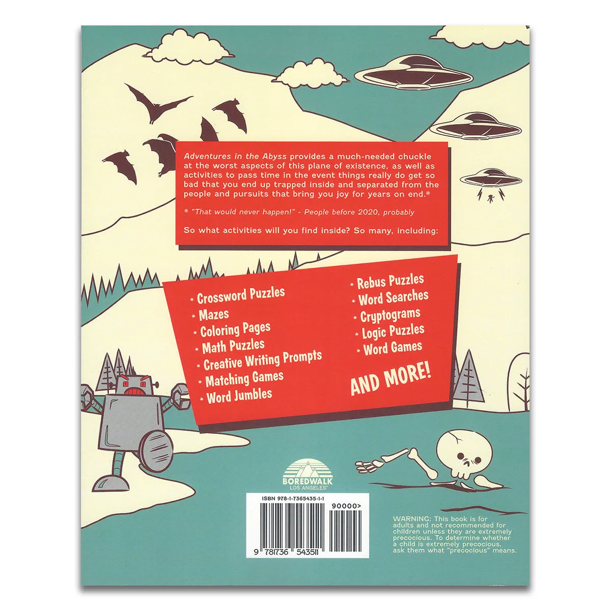 Adventures in the Abyss: A Dystopian Activity Book For The Modern Age