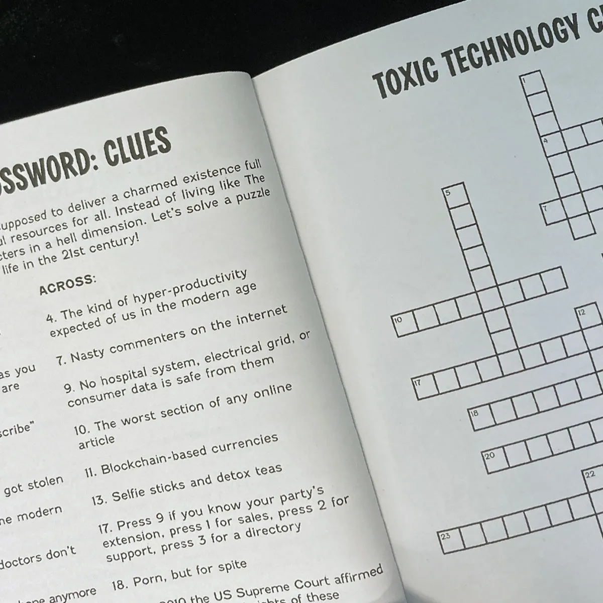 Adventures in the Abyss: A Dystopian Activity Book For The Modern Age
