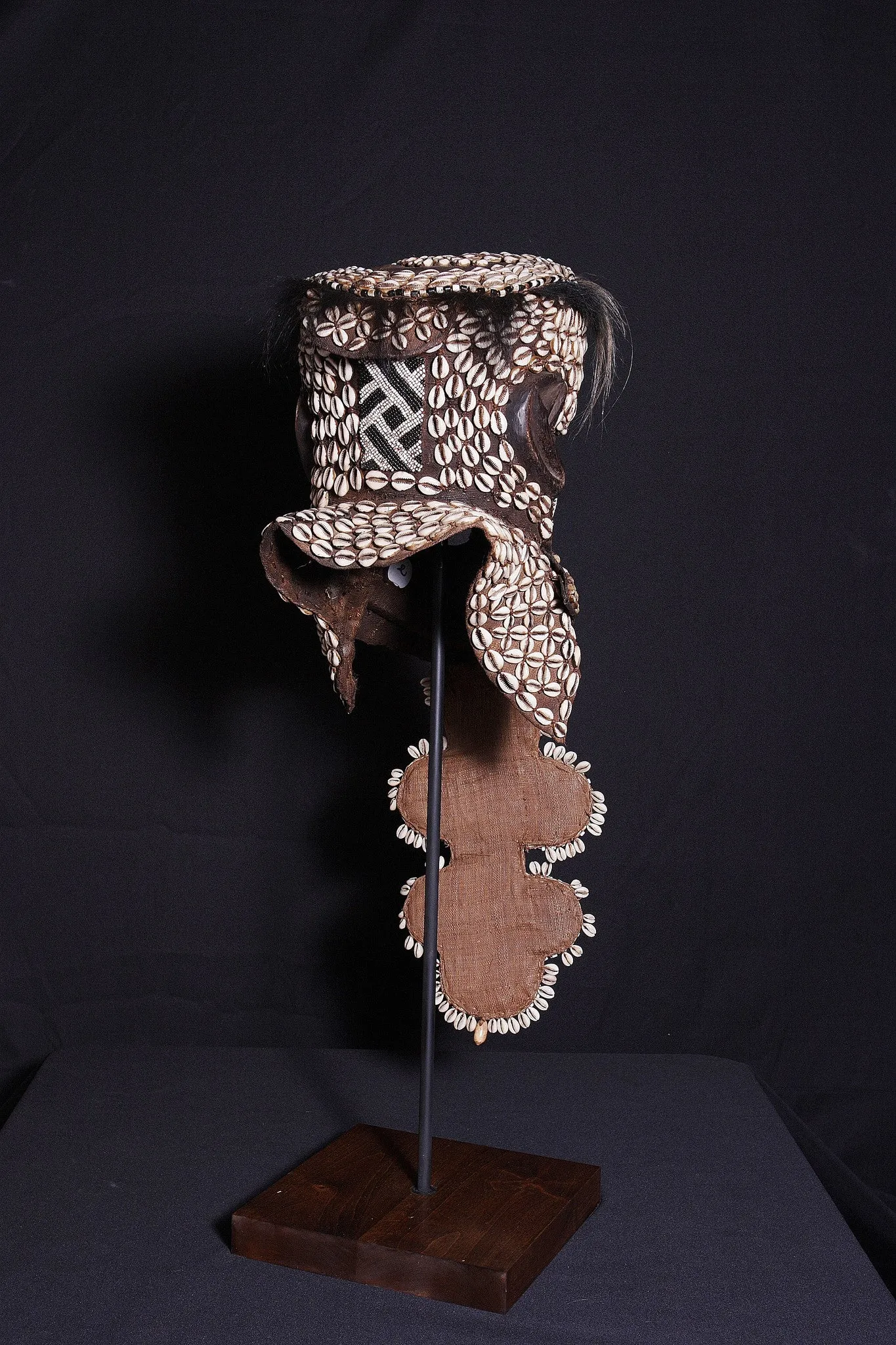African Kuba Mboma Helmet Mask Vintage Congo DRC