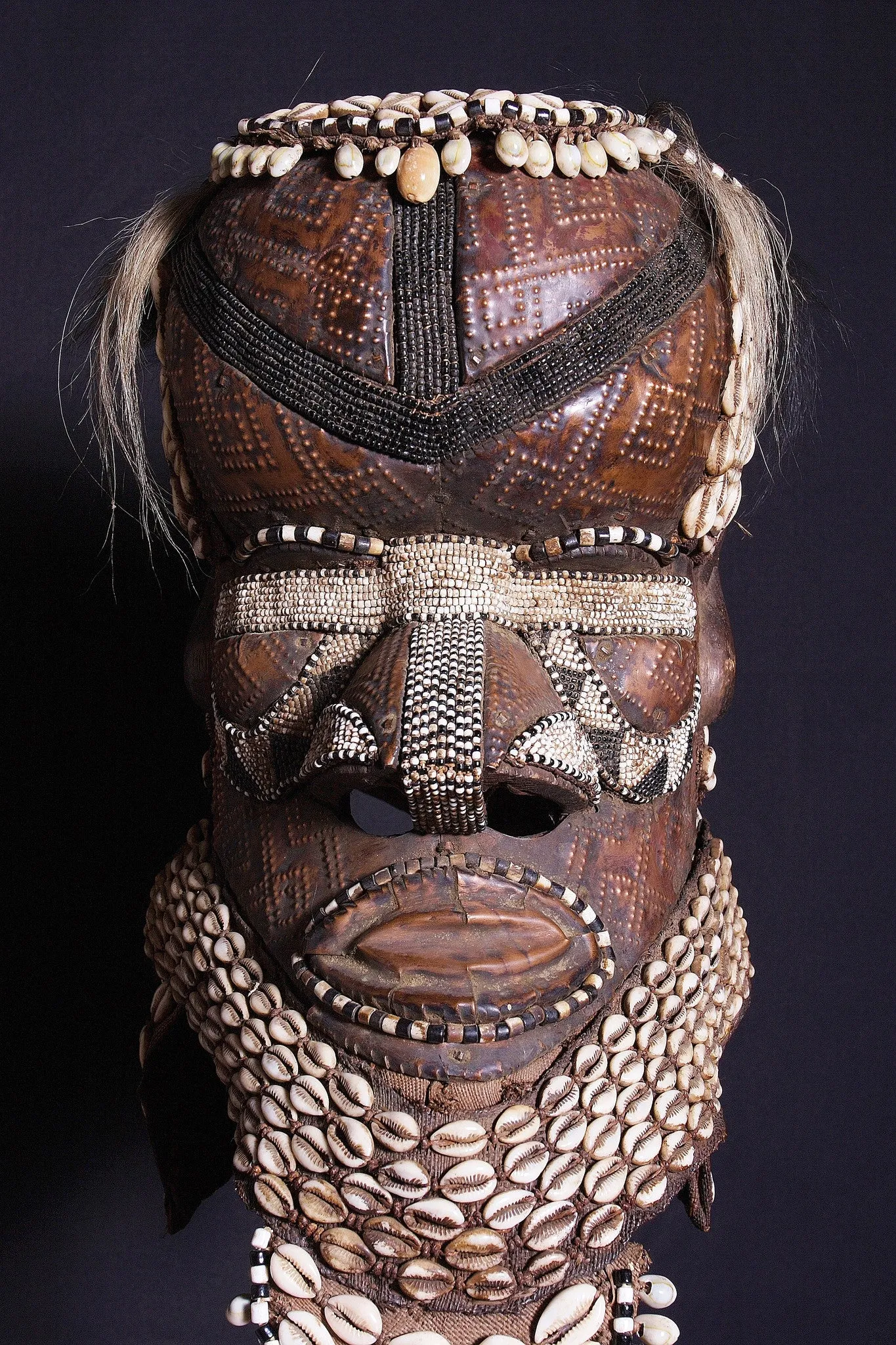 African Kuba Mboma Helmet Mask Vintage Congo DRC