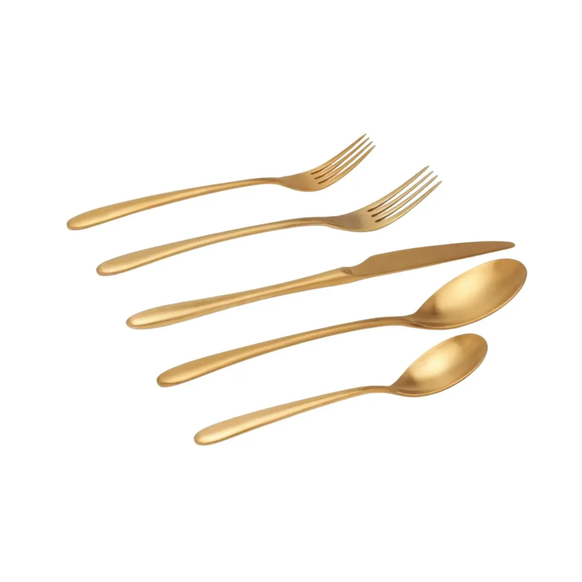 Alba Gold Stainless Steel Flatware