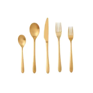 Alba Gold Stainless Steel Flatware