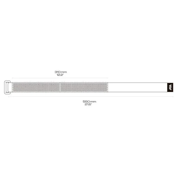 All Mountain Style Hook & Loop Strap | Green