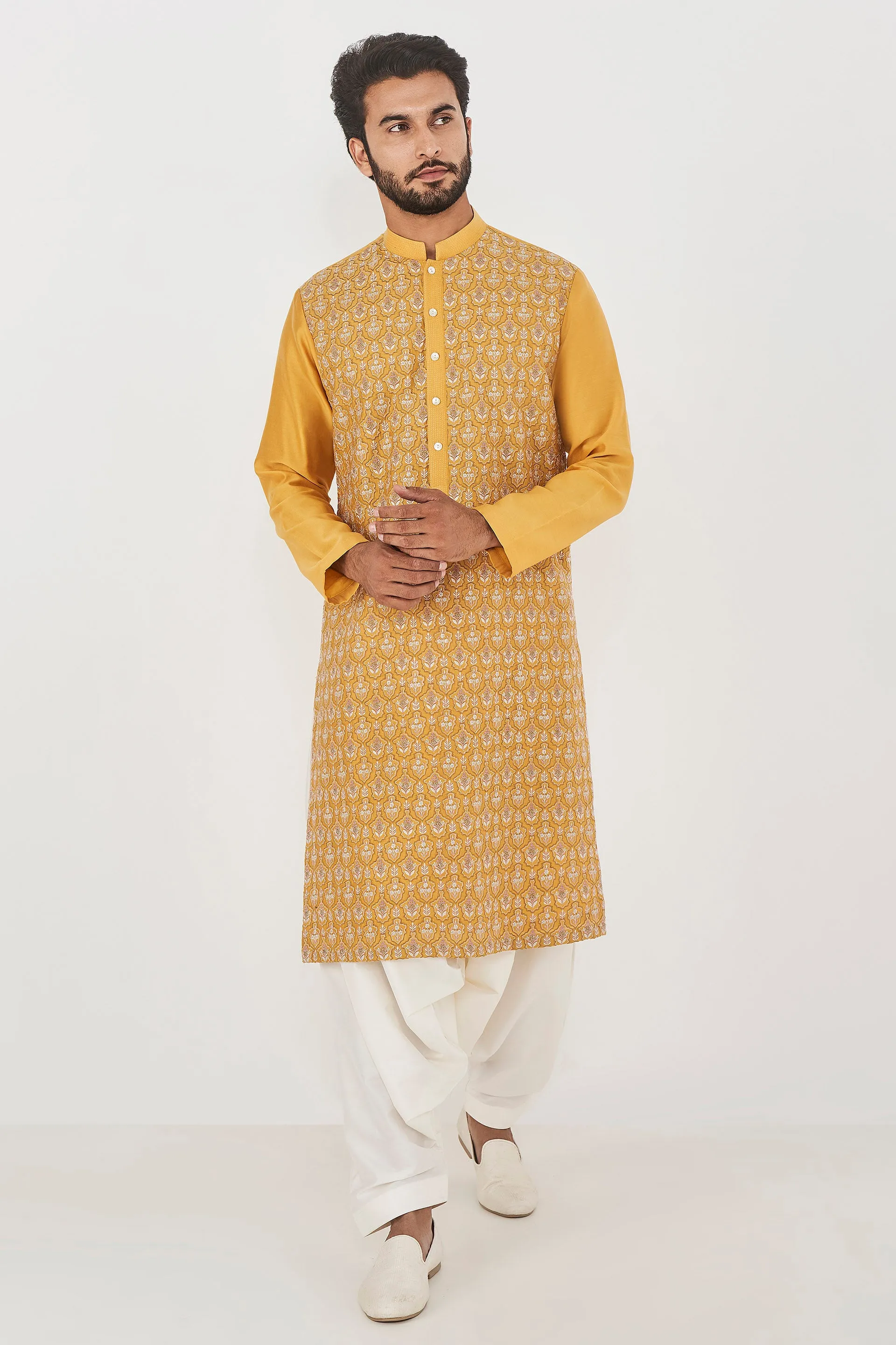 AMIL KURTA - MUSTARD
