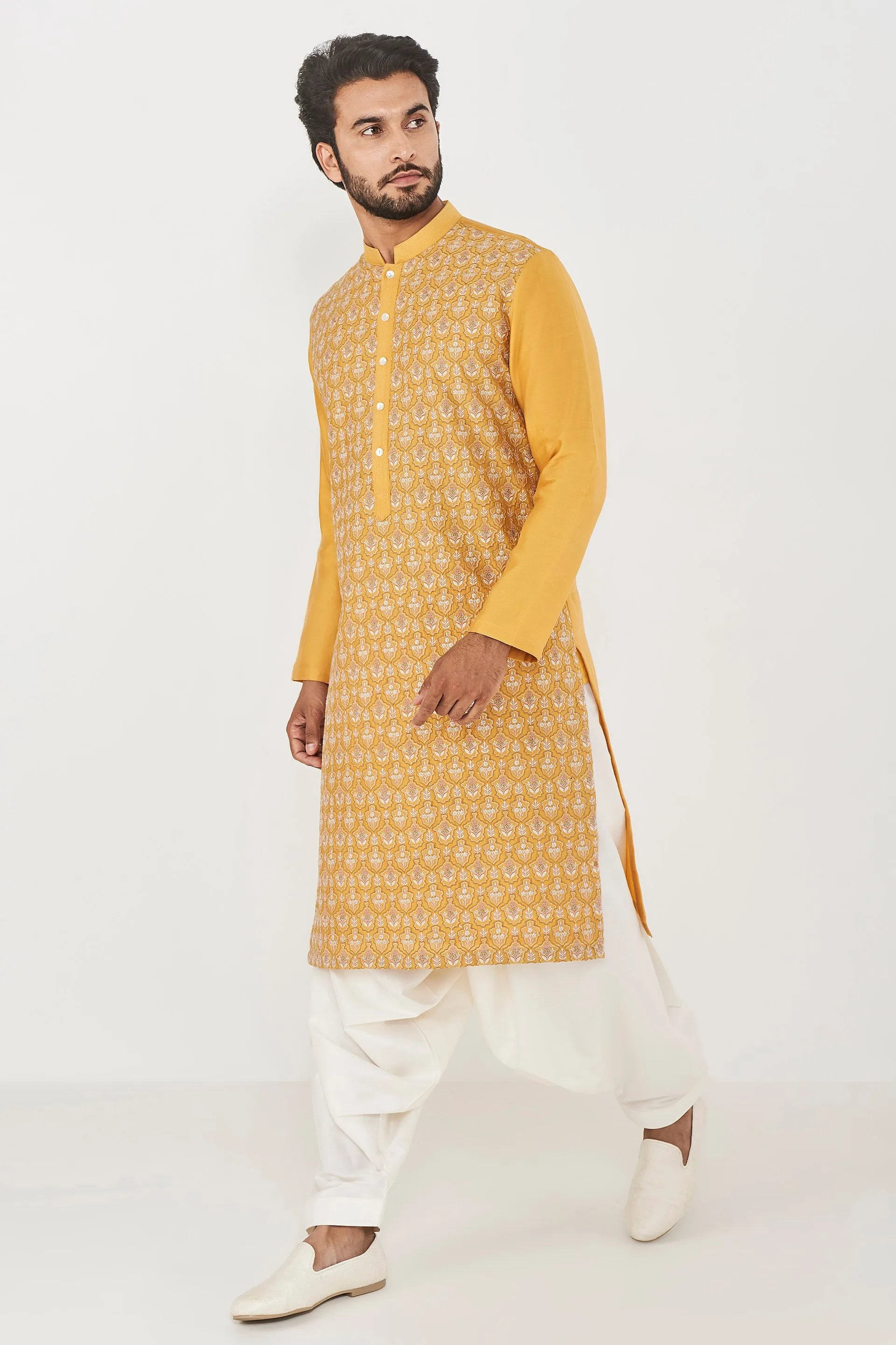 AMIL KURTA - MUSTARD