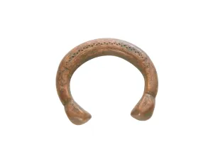 Antique African Copper Snake Cuff Bracelet