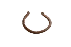 Antique African Copper Twisted Design Cuff Bracelet