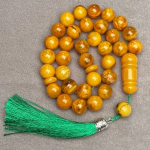 ANTIQUE AMBER MISBAHA 13,7mm 57,6g